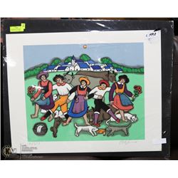 LTD ED PRINT BY "COUNTRY DANCERS" BY ELKE SOMMER