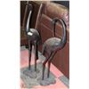 Image 1 : PAIR OF METAL CRANES