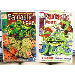 LOT OF 2 COLLECTORS 1960S COMIC BOOKS - FANTASTIC
