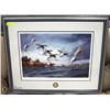 Image 1 : "CANVAS BACKS "DUCKS UNLIMITED FRAMED PRINT