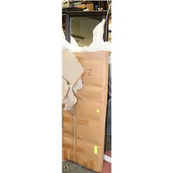 #42-WOODEN FRAME MIRROR 24" X46"