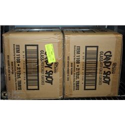 #36-2 CASES CANDY SHOT GLASS ARTIFICIALLY FLAVORED