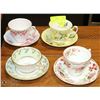 Image 1 : 4 SETS OF ENGLISH CHINA CUP AND SAUCERS