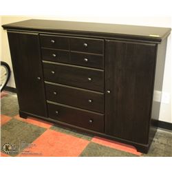 ESPRESSO WOOD GRAIN 4-DRAWER &