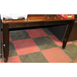 NEW WOOD TONE KITCHEN TABLE WITH BUTTERFLY LEAF