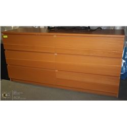 6 DRAWER DRESSER 19X63X30.