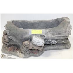 STONE DECORATIVE PLANTER 22" LONG