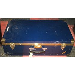 METAL TRUNK  NAVY BLUE