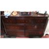 Image 1 : NEW 7 DRAWER WOOD TONE 17"X54"X35"H DRESSER
