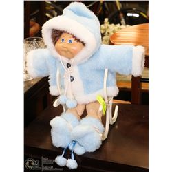 CABBAGE PATCH DOLL ON HORSESHOE RACK