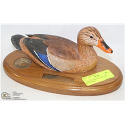 DUCKS UNLIMITED MALLARD SCULPTURE