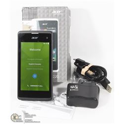 CARRIER UNLOCKED ACER LIQUID Z220 BLACK ANDROID