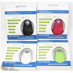 LOT OF 4 WIRELESS BLUETOOTH 4.0 ANTI-LOST