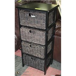 NEW WINSOME OMAHA STORAGE RACK W/ BLACK