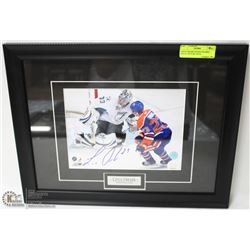 LINUS OMARK SIGNED FRAMED 18X"14" PICTURE WITH