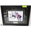 Image 1 : LINUS OMARK SIGNED FRAMED 18X"14" PICTURE WITH