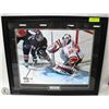 Image 1 : SIGNED FRAMED HOCKEY PICTURE 26"X22" WITH LETTER