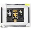 Image 1 : BOBBY ORR FRAMED PICTURE WITH BOSTON GARDEN SEAT