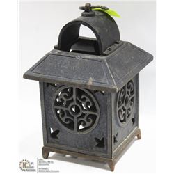 CAST IRON CANDLE HOLDER 9" TALL