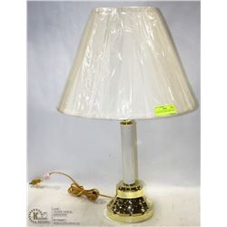 BRASS STYLE TABLE LAMP 26" TALL