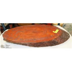 CARVED WOOD LARGE CRIB BOARD