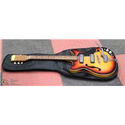 VINTAGE JAPANESE HOLLOW BODY ELECTRIC GUITAR WITH