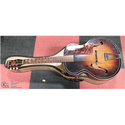 1950S HARMONY HOLLOW BODY F HOLE ACOUSTIC GUITAR.