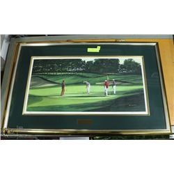 FRAMED SIGNED AND NUMBERED 590 ALAN KINGSLAND