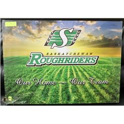 SASKATCHEWAN ROUGHRIDER LIGHTED CANVAS PRINT