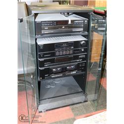 STEREO STAND WITH SONY COMPONENTS