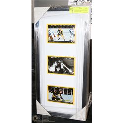 3 OVERSIZED BOBBY ORR CAREER MILESTONE CARDS