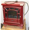 Image 1 : #23-DURAFLAME ELECTRIC FIREPLACE STOVE (RED)