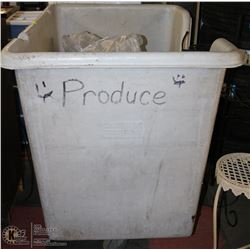 RUBBERIZED WASTE MATERIAL BIN