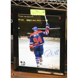EDMONTON OILERS RYAN SMYTH  SIGNED 8X10