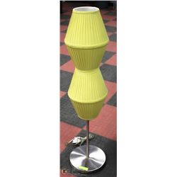 46" TALL DOUBLE LIGHT FLOOR LAMP