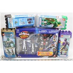 FLAT OF ASSORTED BOYS TOYS INCL LEGO