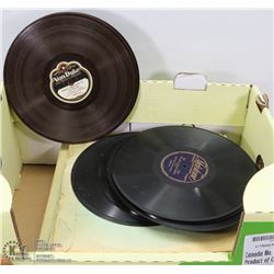 FLAT OF VINTAGE 78 RPM RECORDS