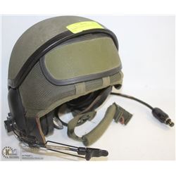 DESERT STORM TANK HELMET WITH M IC.