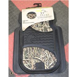 DUCKS UNLIMITED FRONT CAR MATS