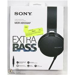 NEW SONY EXTRA BASS STEREO HEADPHONES