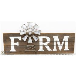 NEW HEARTHSIDE COLLECTION WOODEN FARM WINDMILL
