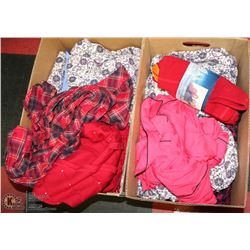 2 BOXES OF NEW LADIES CLOTHING
