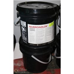 LOT OF 2 NUBROADLOK PREMIUM CARPET ADHESIVE 4 GAL