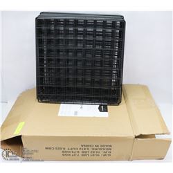 NEW AMAZON ESSENTIALS 6 CUBE BLACK STORAGE SHELF