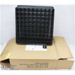 NEW AMAZON ESSENTIALS 6 CUBE BLACK STORAGE SHELF