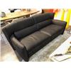 Image 1 : DARK BROWN ULTRASUEDE WINGBACK SOFA
