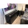 Image 2 : LARGE BEDROOM SUITE WITH GLOSSED DARK WOOD FINISH AND SS ACCENTS INC.