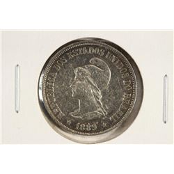 1889 BRAZIL SILVER 500 REIS