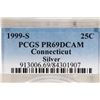 Image 3 : 1999-S SILVER CONNECTICUT QUARTER PCGS PR69 DCAM