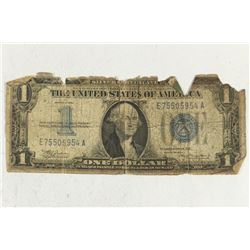 1934 $1 FUNNY BACK SILVER CERTIFICATE (RAG)